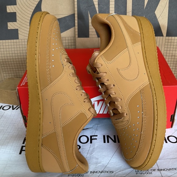 Nike Court Vision Low
Men’s Sneakers
Flax/Wheat/Twine/Flax
Style CD5463-200 - Picture 5 of 16